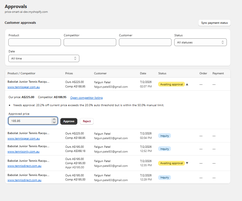 Handle approvals in seconds